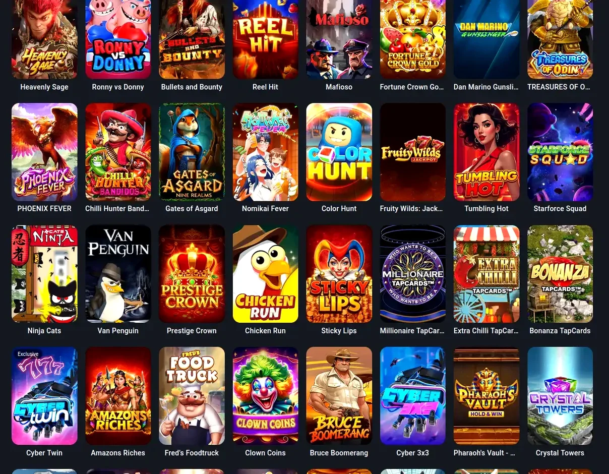 Kingdom Casino Spielauswahl